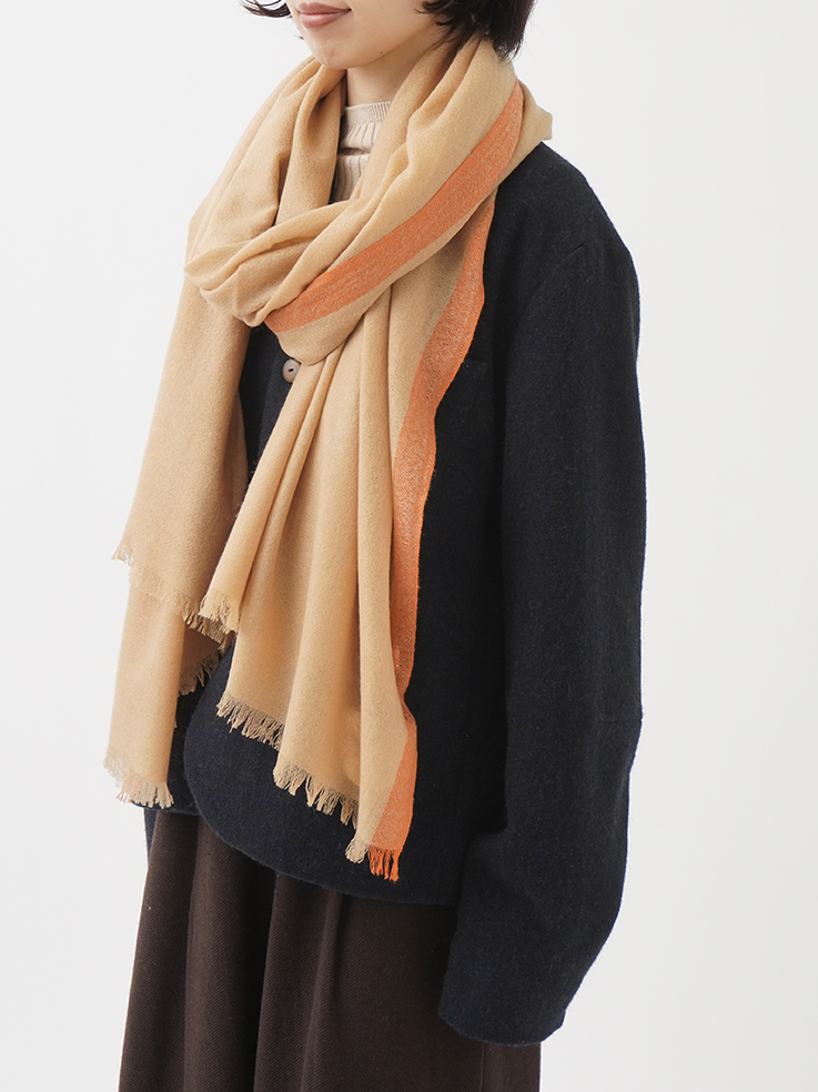 カシミヤ ガーゼストール