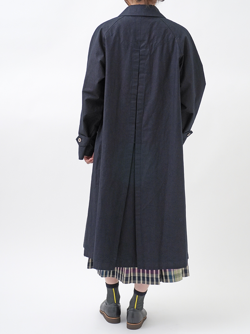 38．5／－×16／－インディゴウェザー バルマカーンコート