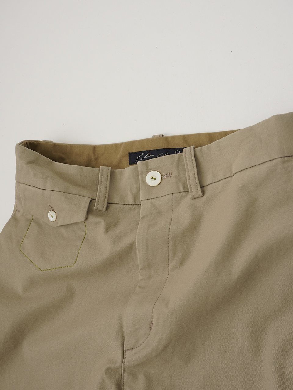 モールスキンストレッチ ワイドパンツ