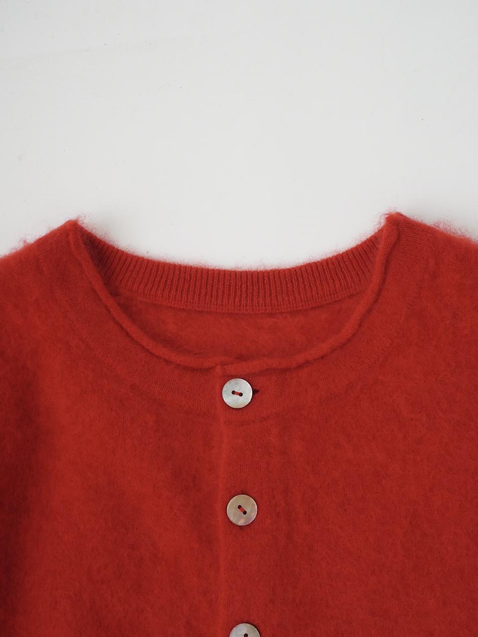 9Gカシミヤファーニット 前後着られるカーディガン