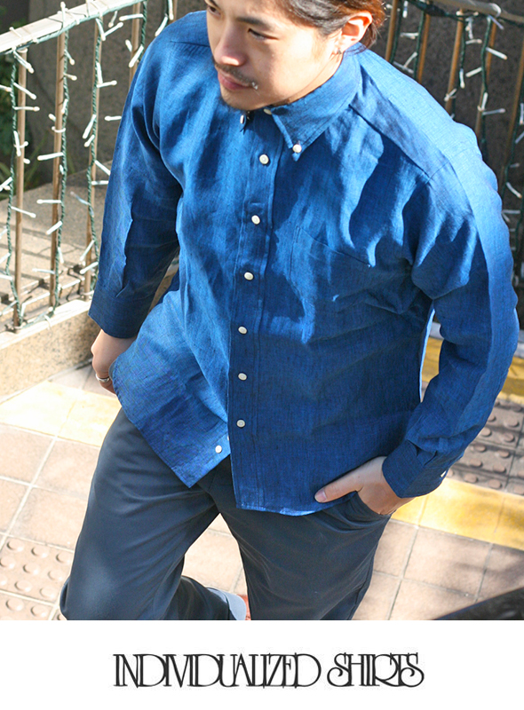 INDIVIDUALIZED SHIRTS インディヴィジュアライズドシャツ LINEN