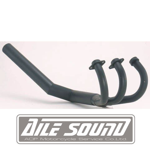 GT380 エルサウンド ショート管 ブラック マフラー