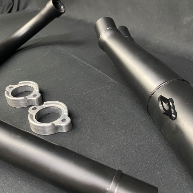 TOP MODA】 GS400 塾長管 ブラック 旧車 マフラー