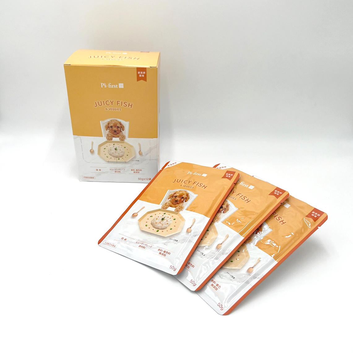 P's DELI オリジナルウェットフード ジューシーフィッシュ味 12袋