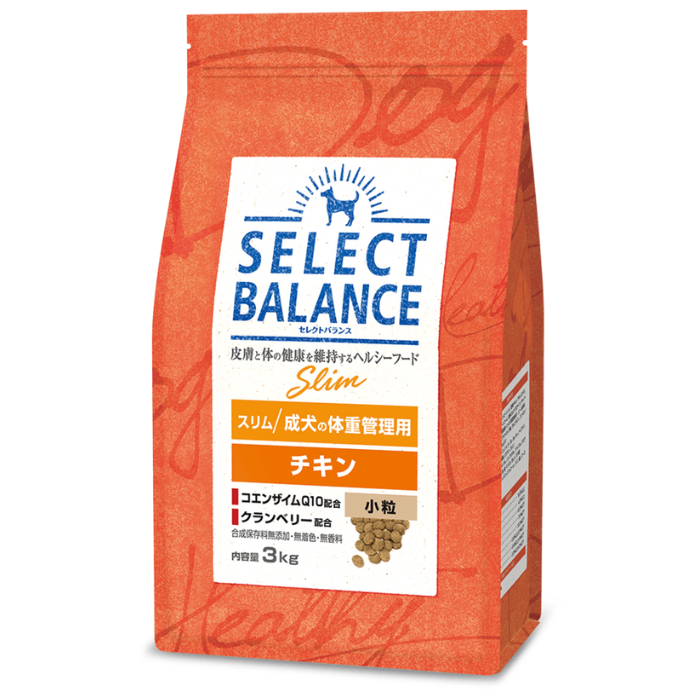 セレクトバランス スリムチキン 小粒【1才以上の成犬の体重管理用
