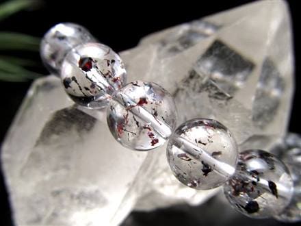 ◇限定2本!!◇煌めくインクルージョンが際立つ超透明水晶◇スーパー