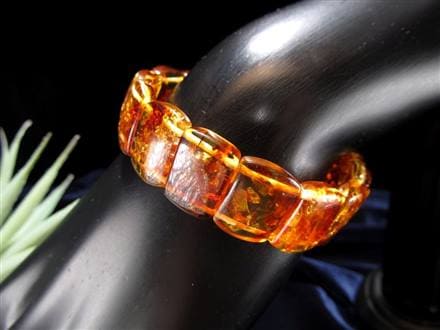 ☆存在感あるバングルタイプ☆艶感抜群!!キラキラ飴色模様☆愛を願う