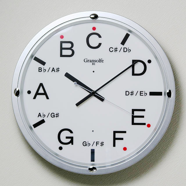 絶版品】音階時報時計 グランソルフェB1 【モダン・スクール】 音楽