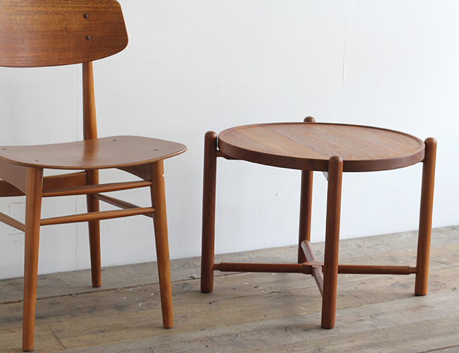 デンマークヴィンテージ サイドテーブル 127 北欧家具 中古家具