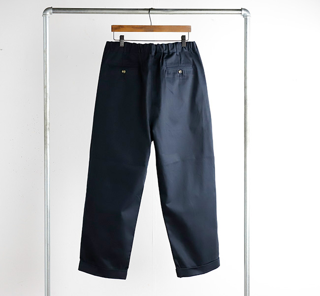 TapWater タップウォーター Cotton Chino Tuck Trousers TP233-40014