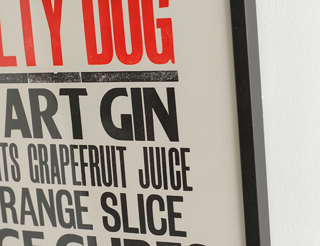 A TWO PIPE PROBLEM LETTERPRESS SALTY DOG Lサイズ