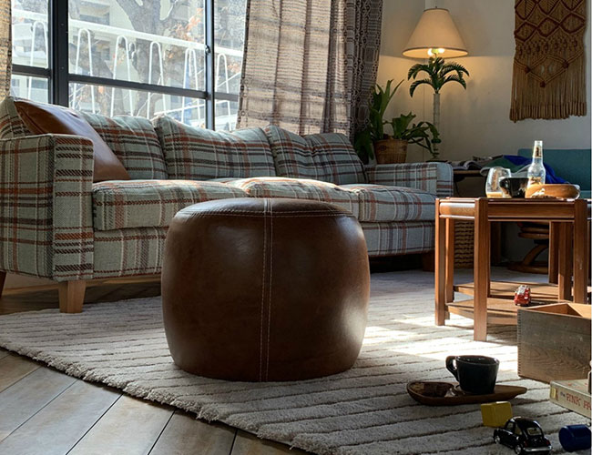 ACME FURNITURE アクメファニチャー OAKS LEATHER STOOL オークス