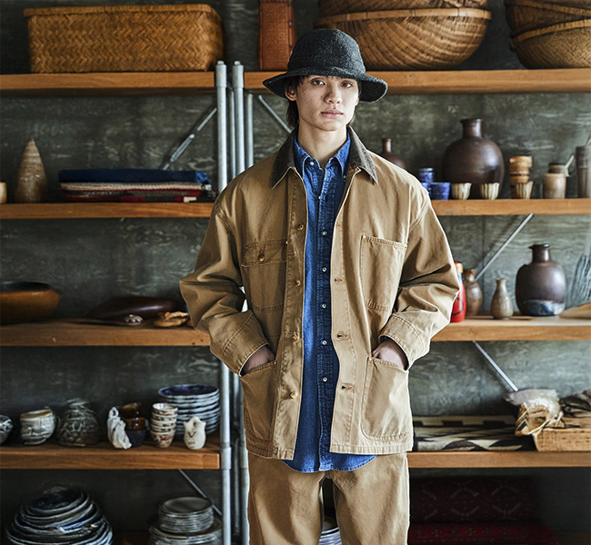 orslow オアスロウ 01-6034-76S RELAX FIT OXFORD COVERALL ARMYGREENN