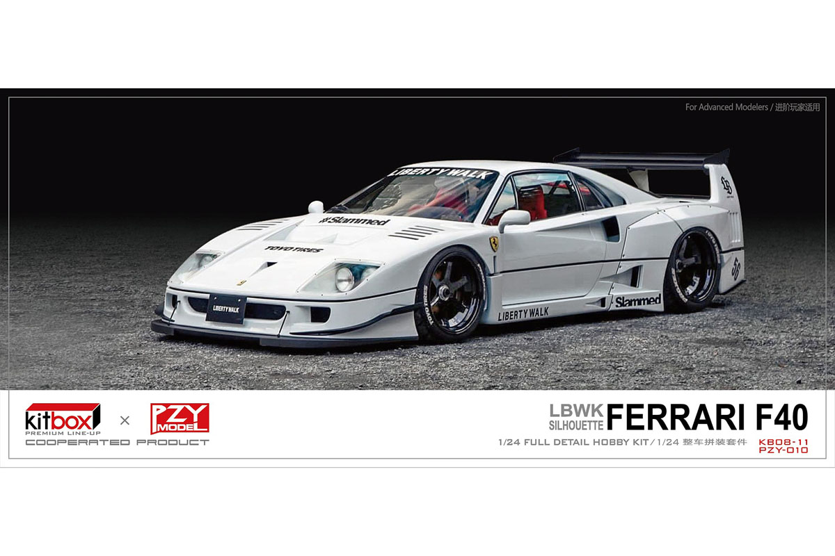 Kitbox x PZY Model 1/24キット KB08-11 LBWK F40 ミニカー専門店