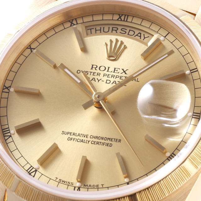 18248 シャンパン ROLEX（ロレックス）デイデイト 中古 | 東京・大阪の