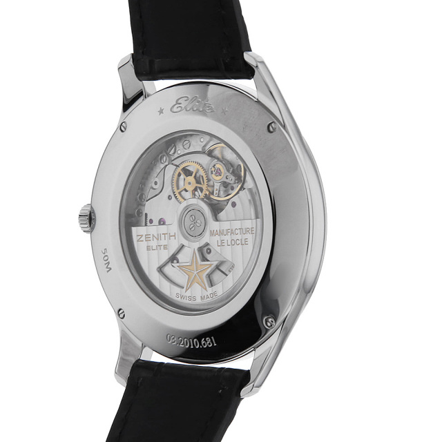 03.2010.681/01.C493 シルバー ZENITH（ゼニス）エリート ヘリテージ