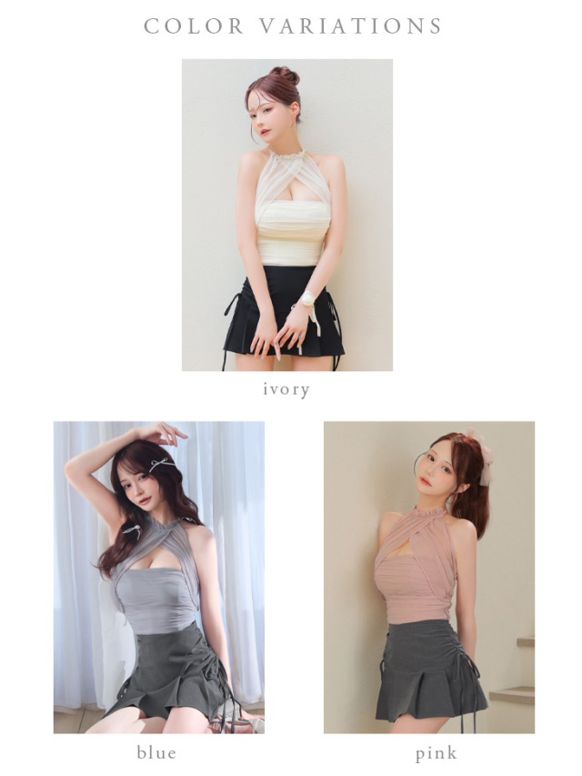 XS～Lサイズあり】fleur de brille setup dress (brille3788)