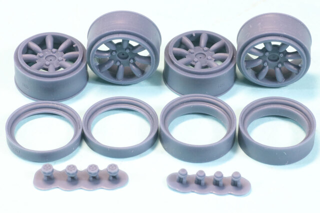 ケイSTYLE! 1/24 1/24 R/N版 16インチ 8J/9J/10J差し替え 4H Fメッシュ