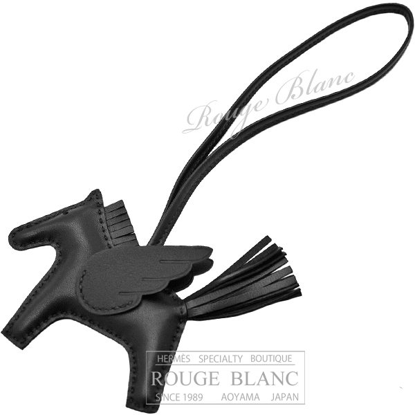 エルメス ロデオ ペガサス PM ブラック 黒 バッグチャーム 【新品