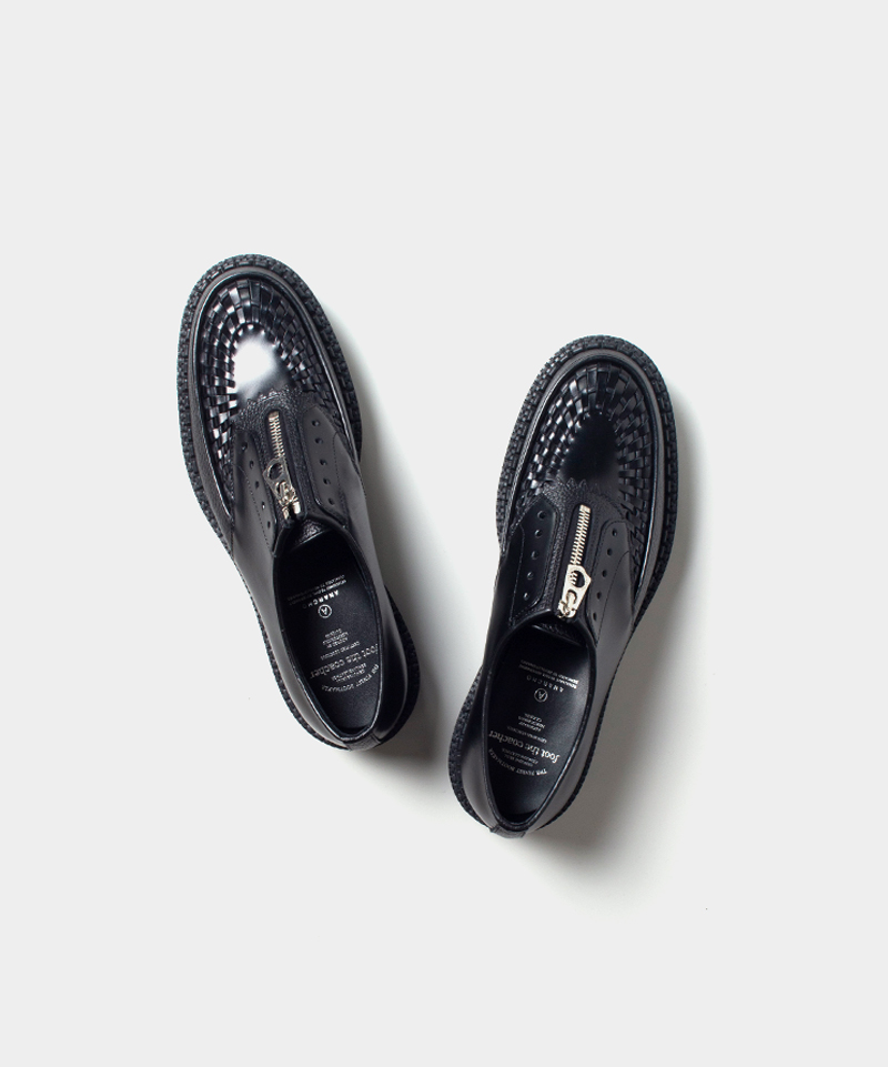 foot the coacher CHAOS FRONT ZIP BLACK - Mens | rroomm onlinestore