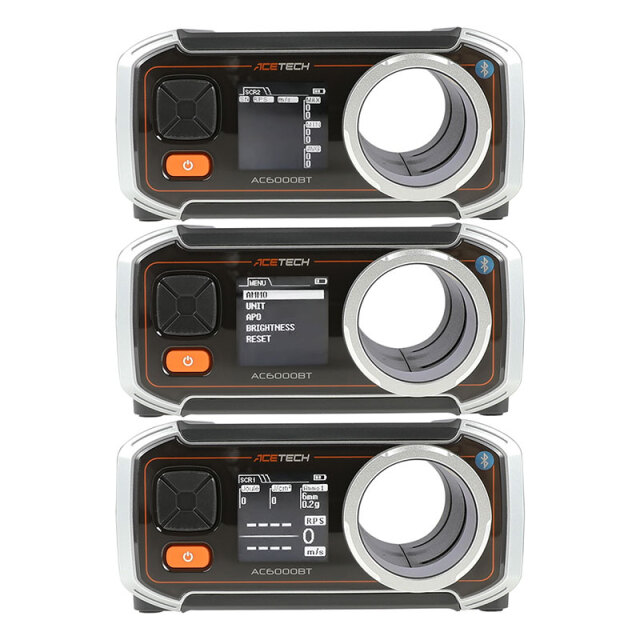 ACETECH AC6000 MK3 BT 高性能弾速計 (有機EL/自動感度補正/日本語説明