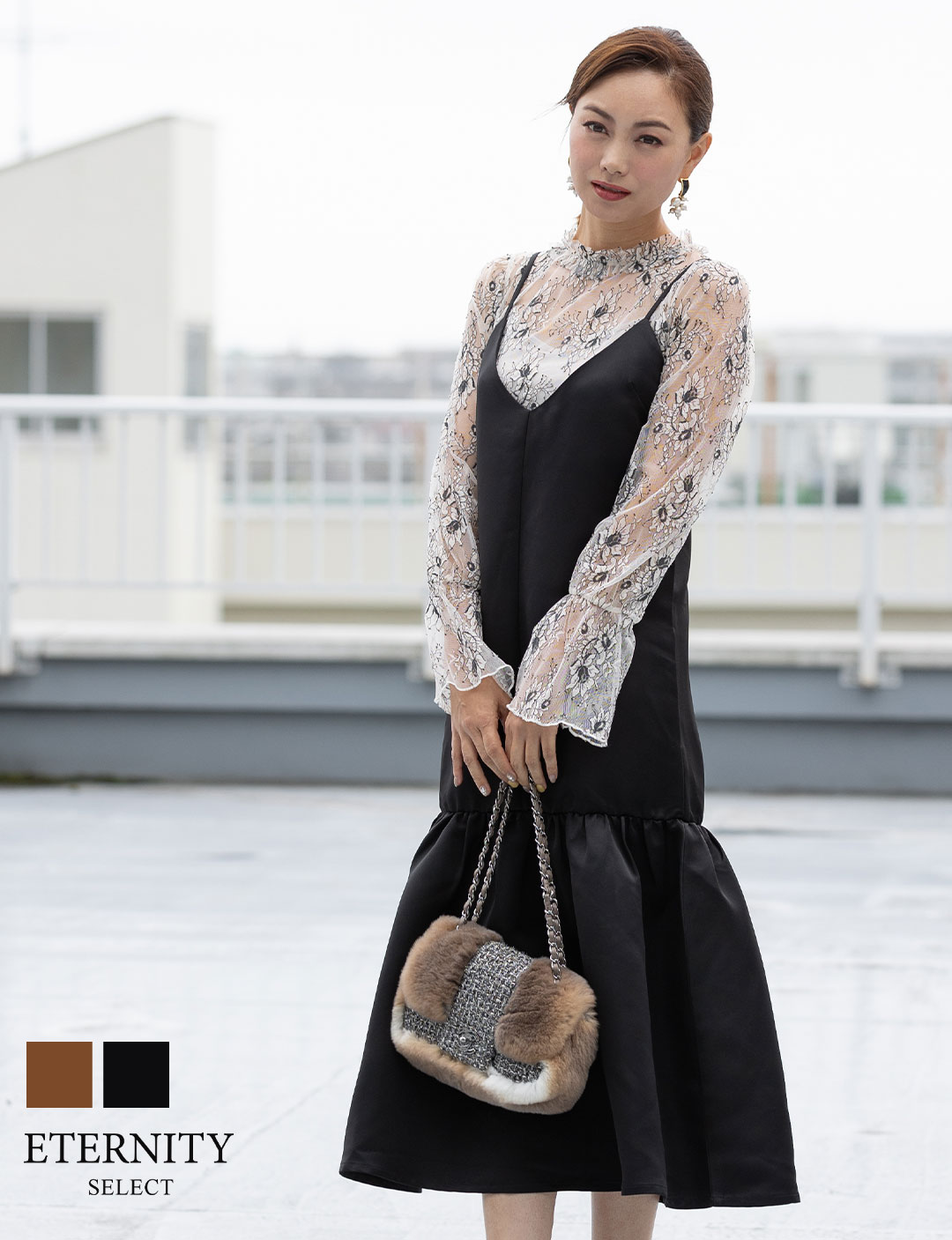 タフタキャミワンピース レディース/ワンピース | マタニティウェア