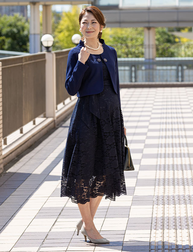 立ち襟ショートジャケット スタンドカラー| マタニティウェア・授乳服