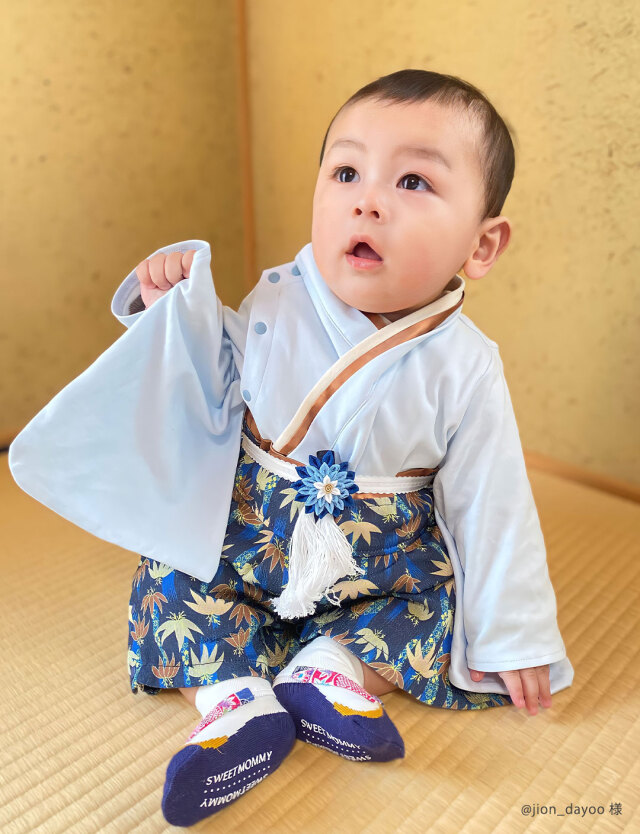 男女兼用 つまみ細工飾り(鶴・段菊)| マタニティウェア・授乳服の