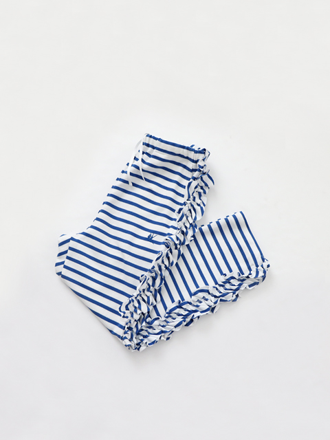 RhodolirioN (ロドリリオン) Swallow Frill Side Pants (ボーダー