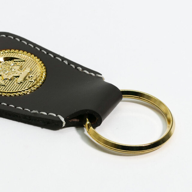 へらタイプ皮キーホルダー(大日本帝国海軍・桜にイカリ)