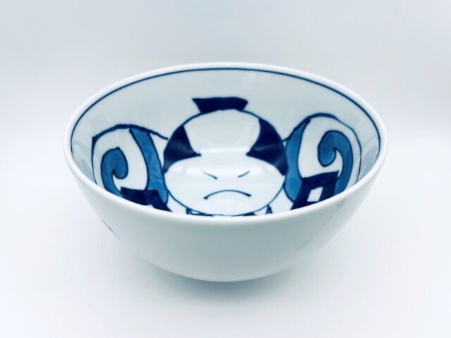 奴だこ5寸深丼 しん窯 青花
