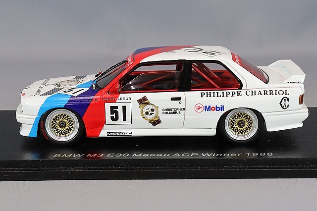 スパーク ナショナルモデル 1/43 BMW M3 E30 1988 マカオ ACP ウィナー