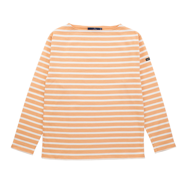 ウェッソン “ボーダー”［ライトオレンジ/白]：セントジェームス