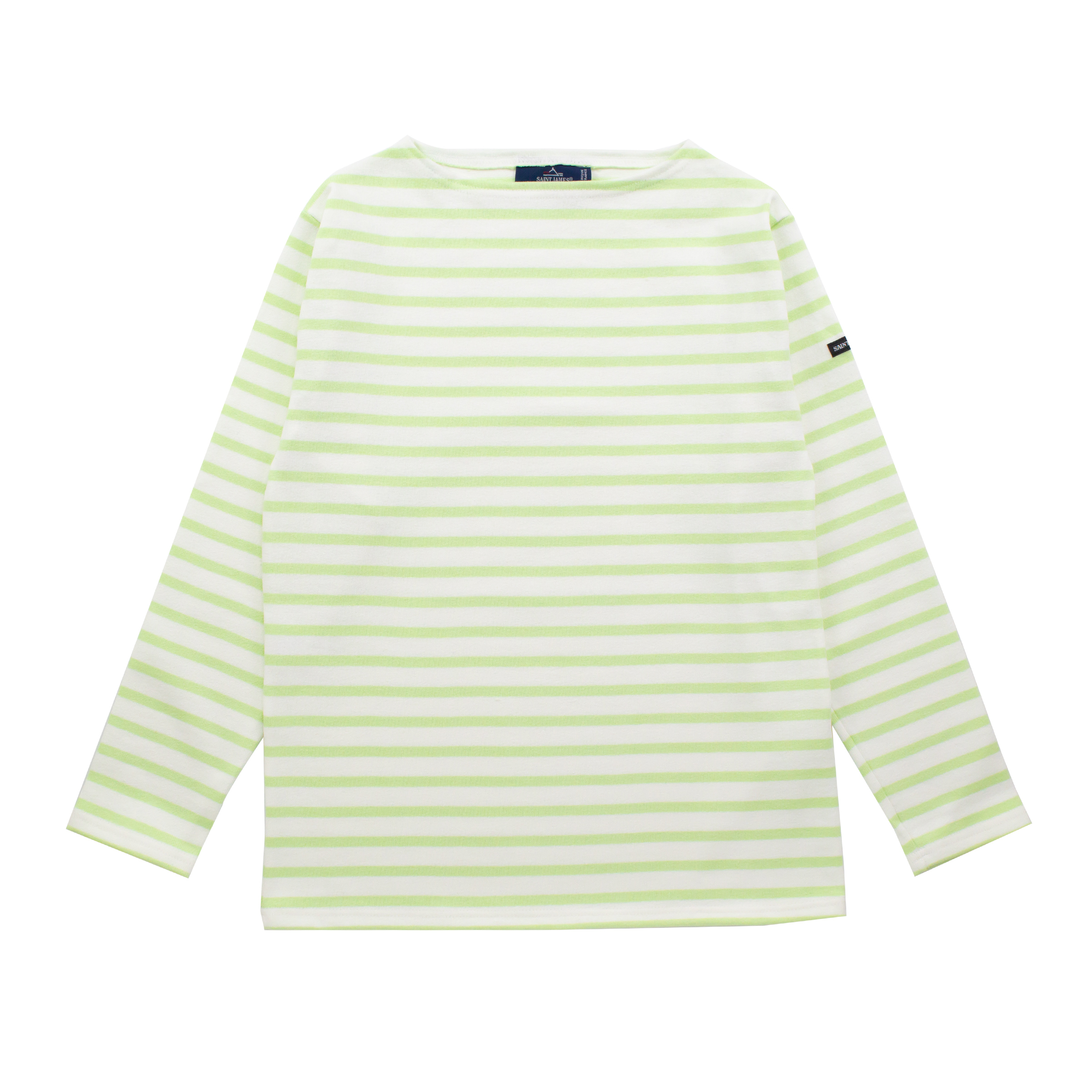 ウェッソン “ボーダー”［白/プルシェグリーン]：セントジェームス