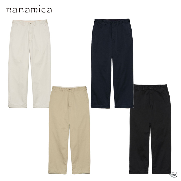 nanamica ナナミカ Wide Straight Chino Pants S25SC079 ワイド