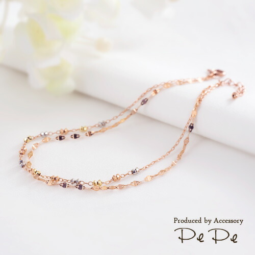 ブレスレット K10ピンクゴールド K10イエローゴールド K10ホワイト