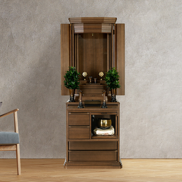 勇躍 上下セット ウォールナット/雄飛 | 創価学会仏壇・仏具なら誓願堂へ