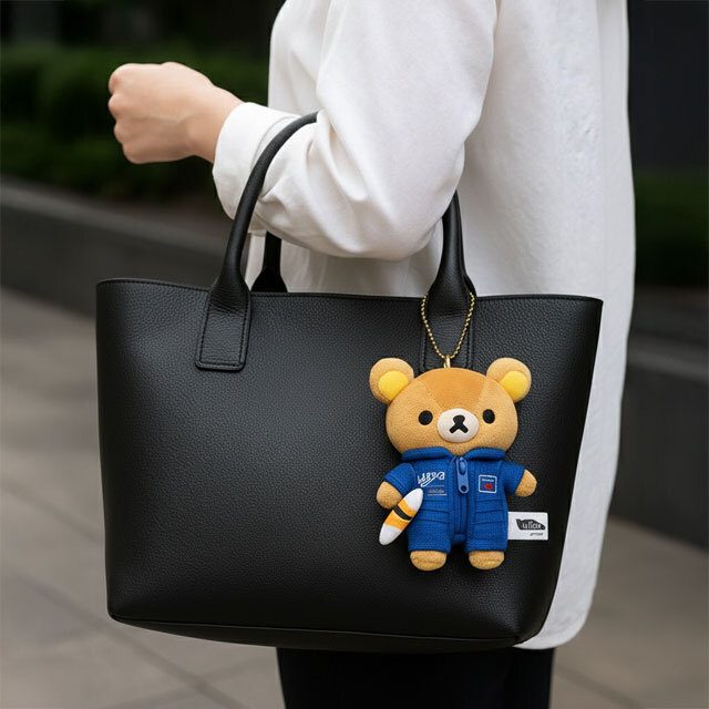 宇宙グッズ】リラックマぶらさげぬいぐるみJAXA Ver.02