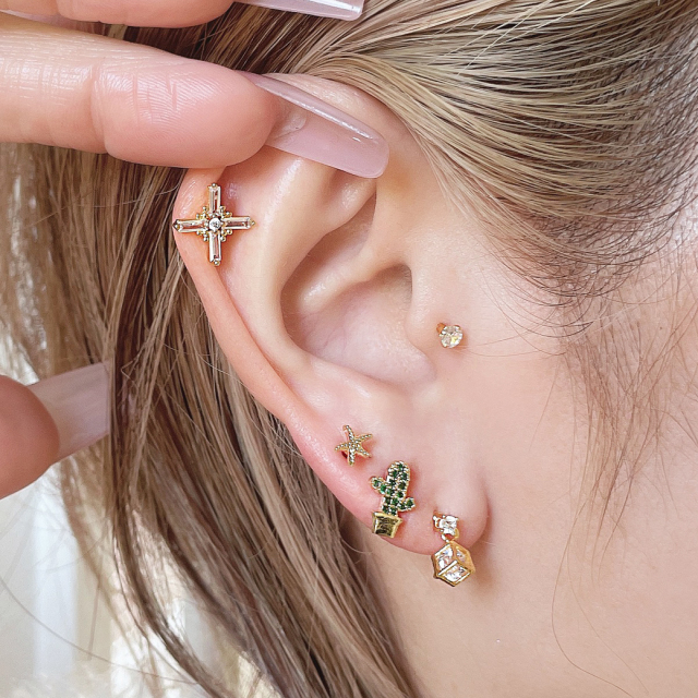 14G 16G ］ ベストな存在感で1つ上のスタイリング CZ クロス