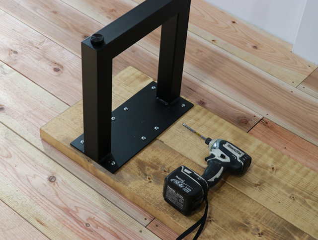 50四角タイプ DIYベンチ用脚 アイアンベンチ ダイニングベンチ