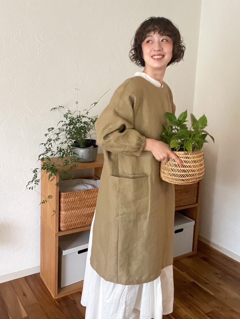 TUTIE．（ツチエ）リネン太番手ムジKappogi【0699TO-23024】