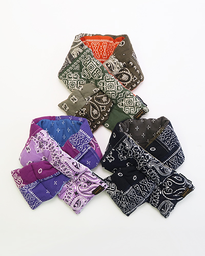 KAPITAL キャピタル ネル バンダナpt リバーシブルKESAマフラー