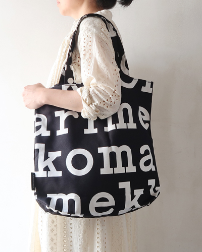 merimekko - NOTKO LOGO TOTE BAG マリメッコ トートバッグ