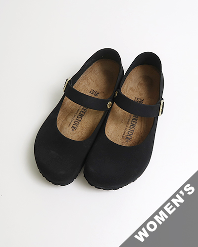 BIRKENSTOCK - Mantova Suede Leather - BLACK ビルケンシュトック