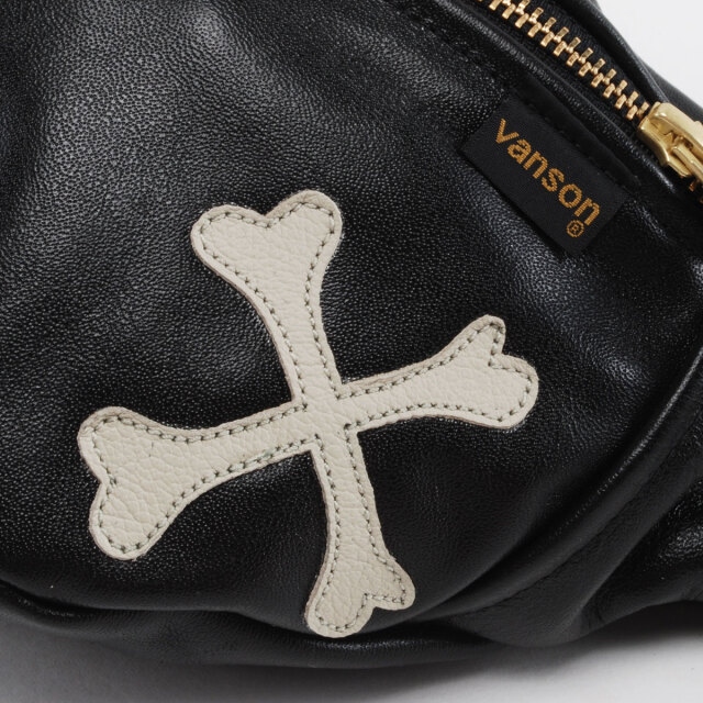 VANSON】(バンソン) ニューファニーパック with クロスボーン