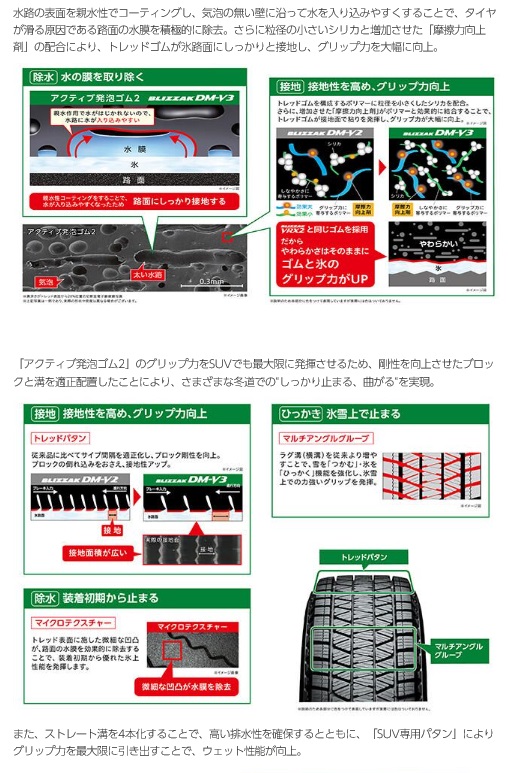 ブリヂストン ブリザックスタッドレスDMV3 225/60R17 99Q BLIZZAK DM