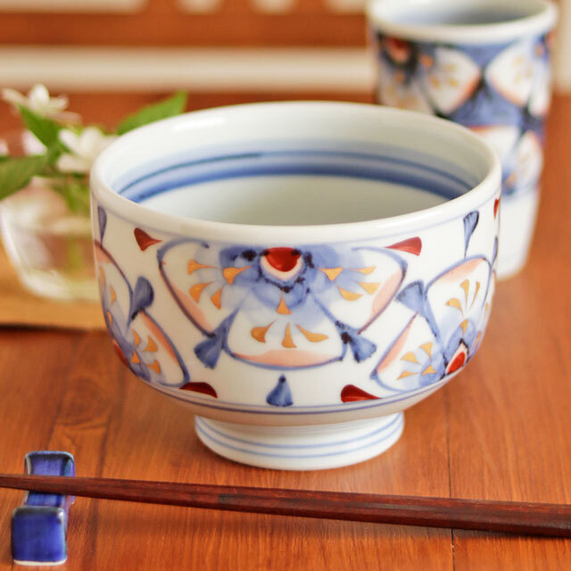 砥部焼の和食器 丼鉢・どんぶり 【砥部工房 からくさ】