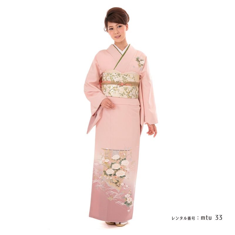 mtu_33】几帳と牡丹が波間に浮かび未来を祈る訪問着｜着物レンタルマイ