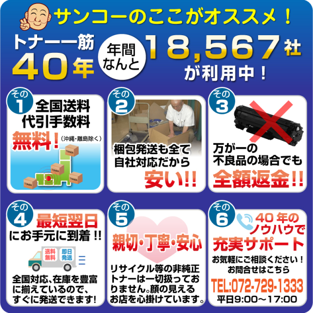 キヤノン（CANON）CRG 045H 4色 トナー ｜純正トナーのサンコー