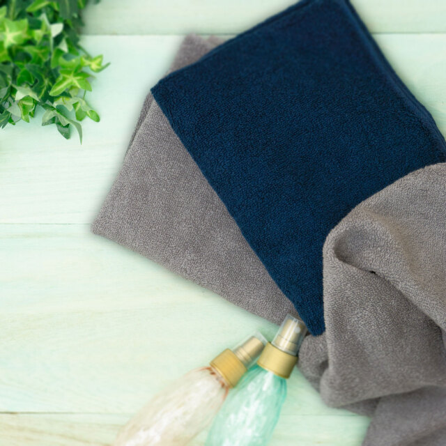 日本製 厚手 フェイスタオル グレー ネイビー まとめ割引有